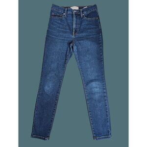 Everlane The High Rise Cotton Stretch Skinny Ankle Jeans Women Size 25